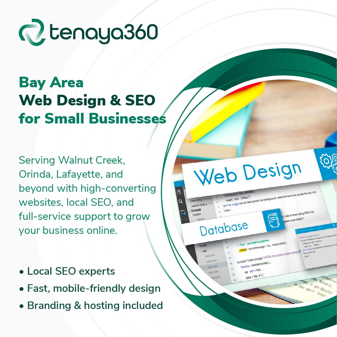 Bay Area Web Design and SEO | Service Areas | Tenaya360